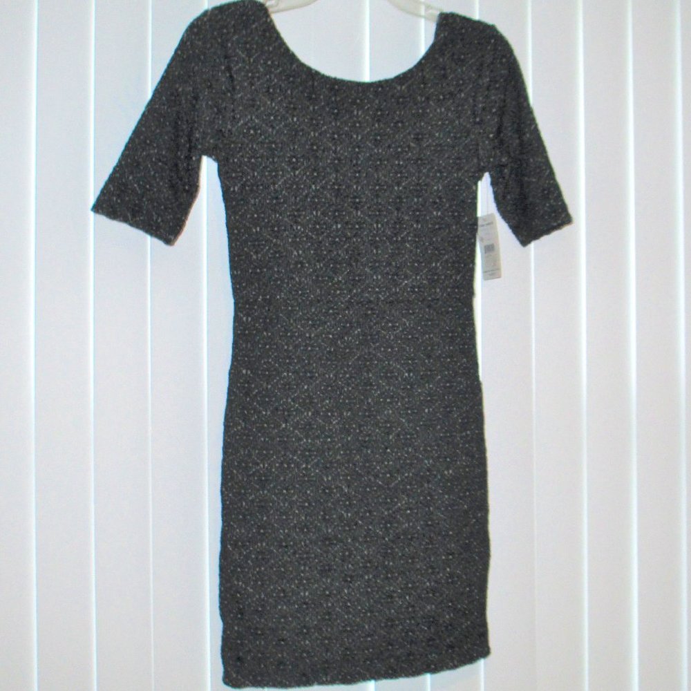 NWT: Free People Dress: w/Strech, Black Small